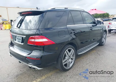 2014 Mercedes-Benz Ml 63 Amg 4Matic from USA, damaged, VIN 4JGDA7EB6EA335861